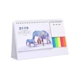 custom cheap tent tear off 365 daily stand up office desk calendar printing online