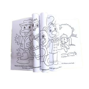 BLack and white hardcover book